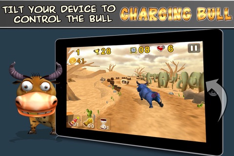 Charging Bull - A New & Addictive Style of Gameplay screenshot 4