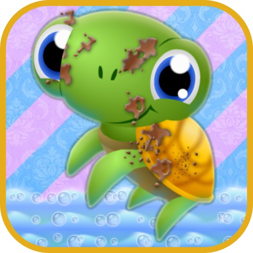 Sparkling Turtle Washing Kids Fun Game icon