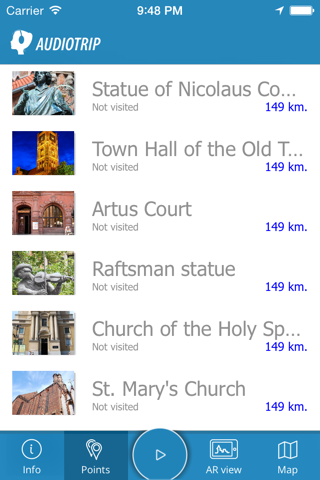 AudioTrip - the story cityguide made by community for tourists planning to visit London, Paris, Italy, France, Poland and whole Europe. The top local attractions in audio guide with gps, maps, qr codes and augmented reality. screenshot 4