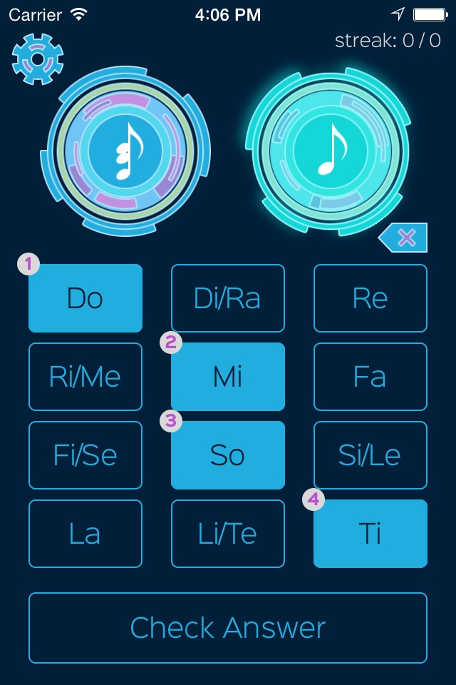 Relative - Absolute Solfege Ear Trainer screenshot 2