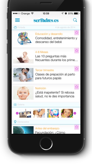 Ser Padres App. Embarazo, bebés, niños, familia, alimentació(圖2)-速報App