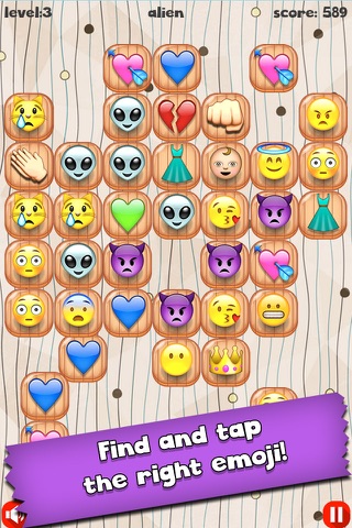 Emoji Bubble Pop - Cute Emoticon Art Tap Matching Game screenshot 2