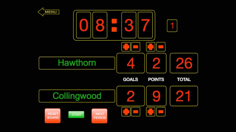 ScoreKeeper Scoreboard - iPhone