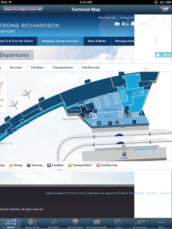 Winnipeg Airport HD + Flight Tracker Premium air YWG Canada screenshot-4