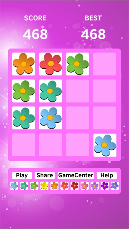 Flower Magic - swipe tiles 2048 edition game free