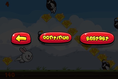 An Angry Rabbit Vs Flying Bombs Christmas Edition - Free screenshot 3