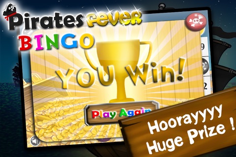 Pirates Fever Bingo Free - fun board game with daily tickets reward screenshot 4