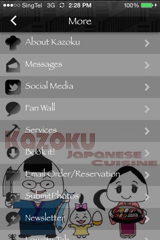 Kazoku Japanese Cuisine screenshot 2