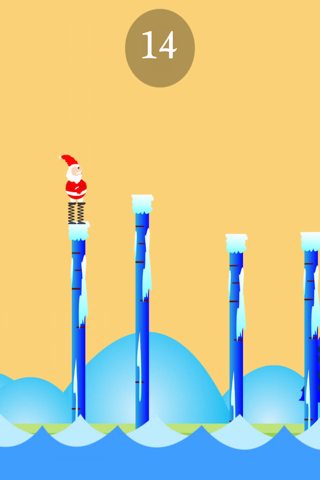 Xmas Santa's Spring Gambol planet - christmassy santa doodle jump hd fun game for teens ever screenshot 4
