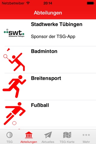 TSG Tübingen screenshot 2