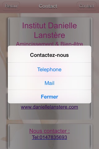 Institut Danielle Lanstère screenshot 4