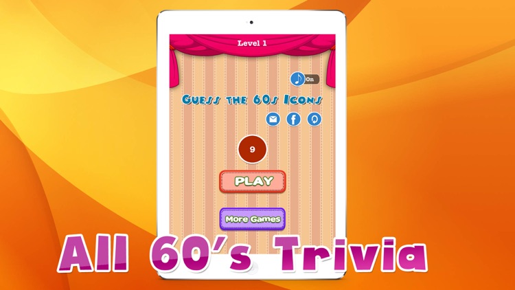 Trivia For 60's Stars - Awesome Guessing Game For Trivia Fans