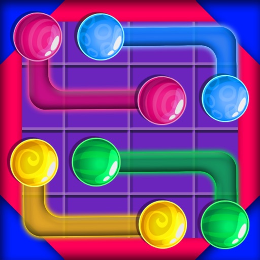 A addictive bubble flow brain puzzle game icon