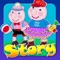 AWESOME & NEW to appstore - CREATE YOUR OWN PIG FAMILY DRESS UP STORYBOOK