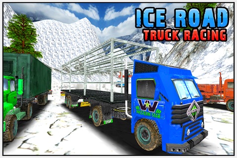 Ice Road Truck Racing ( Best Truckers Race game for Holidays in winter season ) screenshot 2