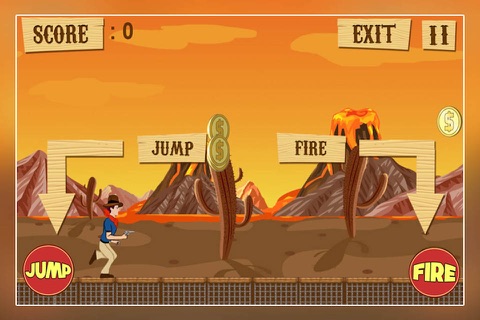 Jump And Shoot The Zombie screenshot 2