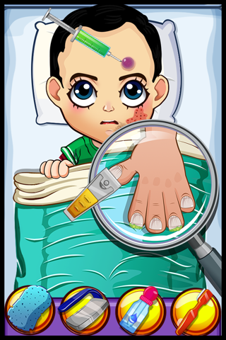 A Little Celebrity Crazy Hospital Surgeon Salon - A fun virtual doctor surgery office & clinic to cure cute patients for kids screenshot 3