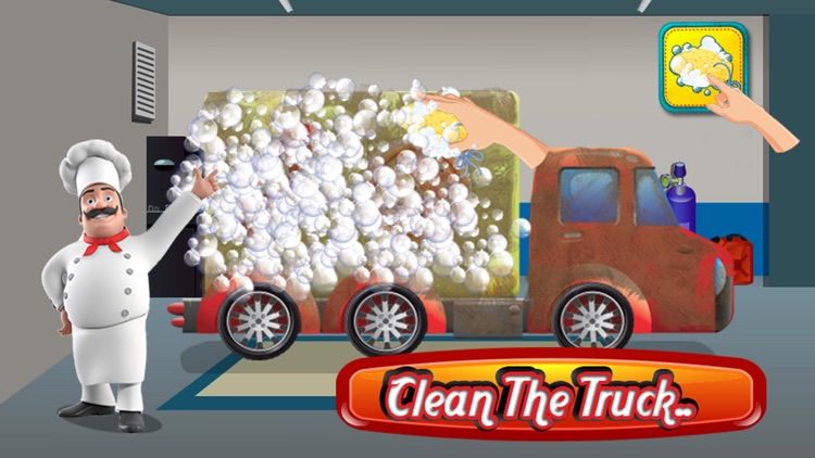 Pizza Truck Wash - Dirty, messy and dusty car washing and crazy clean up adventure game screenshot-3