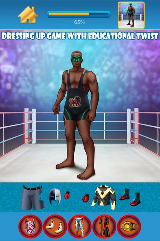 A Top Power Wrestling Heroes Copy And Draw Game - My Virtual World of Champion Wrestlers Club Edition - Free App screenshot 2