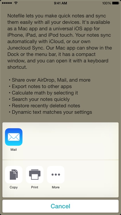 Notefile