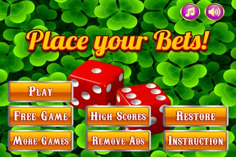 All-in & Hit it Lucky Fortune Leprechaun Craps Dice Games - Best Jackpot Prize at Stake Casino Free screenshot 3