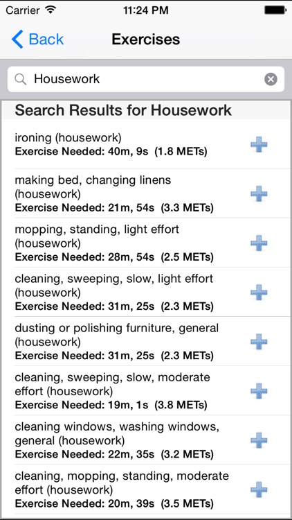 How Much Exercise Calorie Calculator - Exercise Needed for a Given Calories Burned screenshot-3