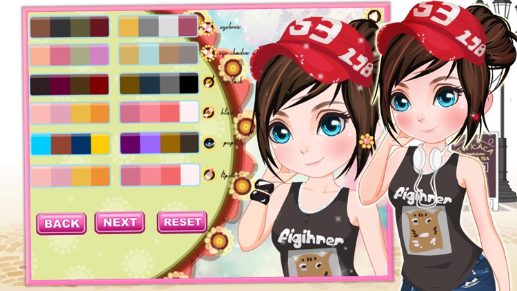 Holiday dressup game