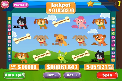 Puppy Love Slots screenshot 3