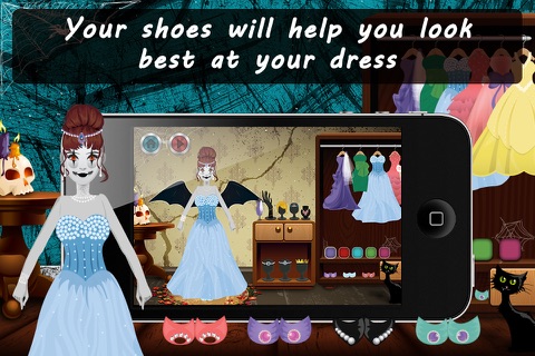 Spooky Princess Dress Up Lite screenshot 4