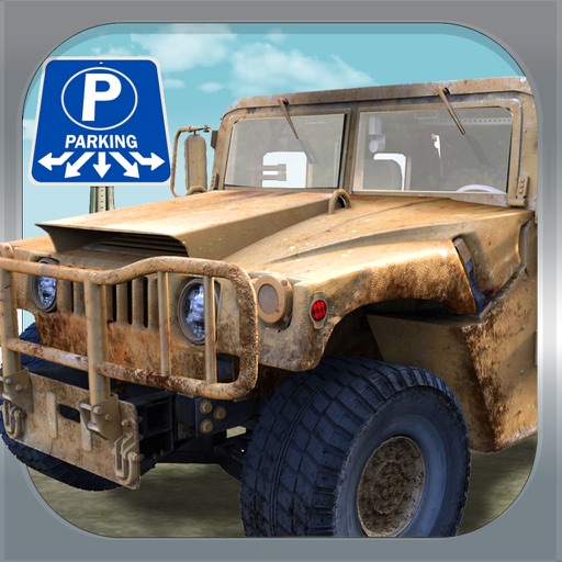 Extreme Army Humvee Parking 3D - Real Combat Truck Tank Driving Simulator Game icon