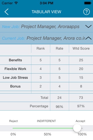 Job Decision screenshot 3