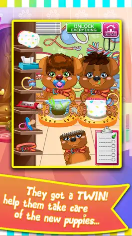 Game screenshot Mommy's Newborn Baby Pet Doctor Salon - my new puppy twins spa games! hack