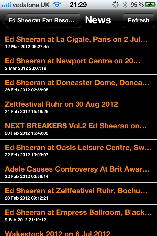 Ed Sheeran Fan Resource screenshot 2