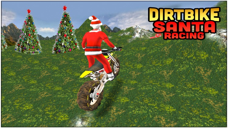 Dirt Bike Santa Racing