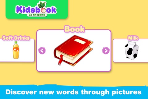 KidsBook: Go Shopping -  Interactive HD Flash Card Game Design for Kids screenshot 2