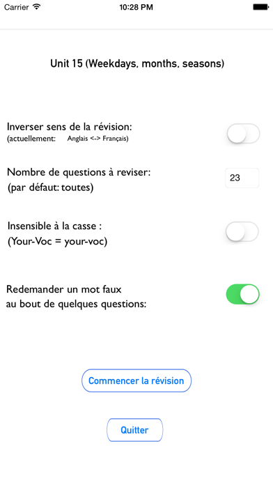 How to cancel & delete Your-Voc: apprendre son vocabulaire facilement from iphone & ipad 2