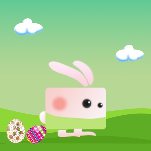 Easter Egg Bunny Runner Icon