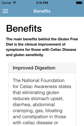 Gluten Free Diet Guide & List screenshot 3