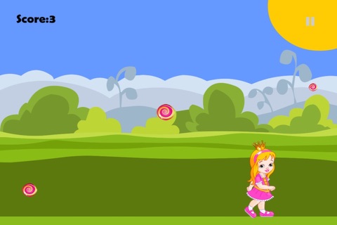 Tiny Princess Candy Adventure - A Sweet Treat Avoider Dash FREE screenshot 2