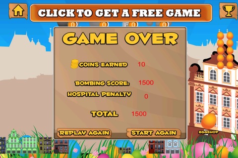A City Egging Gunship Bomberman Panic – Battlefield Combat Bombing Challenge Free screenshot 2