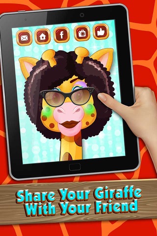 Giraffe Spa and Salon - Free makeup game, Offering baby girls and boys to groom and style their cute pets for fun screenshot 4