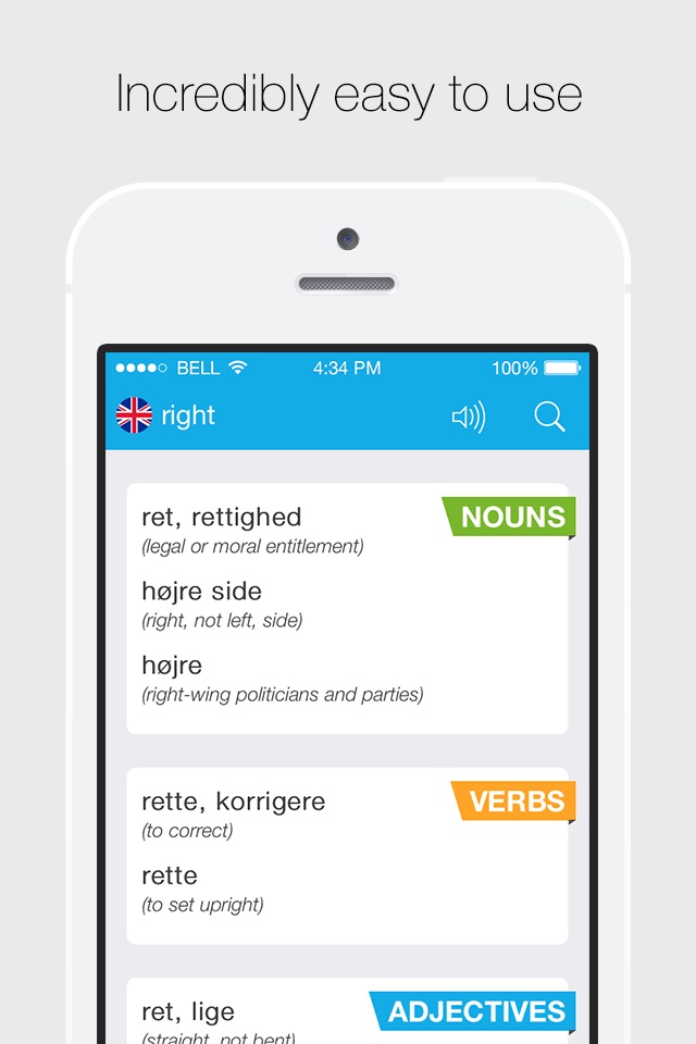 Danish – English Dictionary screenshot 4