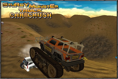 Sturdy Monster Truck Tank Car Crush screenshot 4