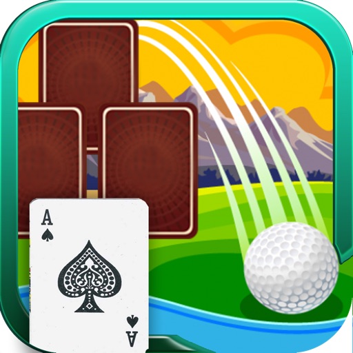 Ace-King Golf Solitaire Blitz: Beautiful Central-Park Fair-way Card Game PRO icon