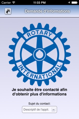 Rotary Club - Lens Louvre screenshot 2