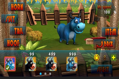 Bull Chik Run - Farm Animal Frenzy screenshot 3