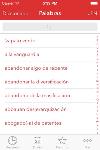 Verbis Diccionario Español-Japonés de Administración screenshot 3