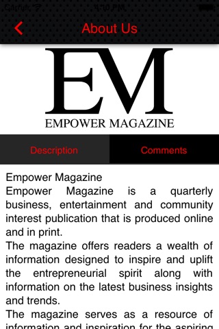 Empower Magazine screenshot 2
