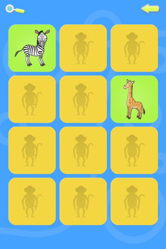 Preschool Memory Match - Farm and Jungle Animal Sounds screenshot 2