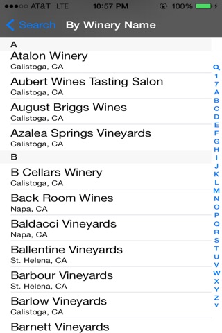 Napa Valley Winery Finder screenshot 3